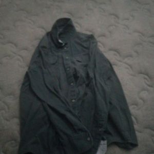 Wrangler Long Sleeve Black  Western Style Shirt Size L